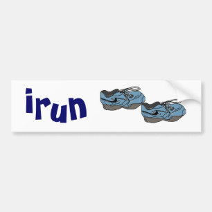 AD- Grappige irun-cartoonbump sticker voor hardlop