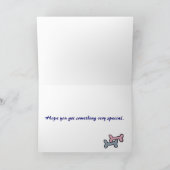 AD- Happy Birthday Puppy Kaart (Binnen)