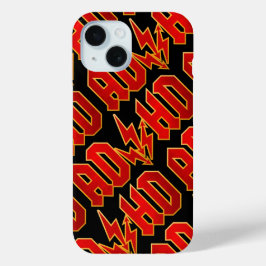 "AD/HD" rock iPhone 15 Case