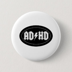AD/HD RONDE BUTTON 5,7 CM