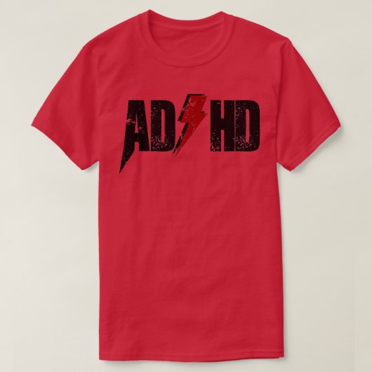 AD HD voor mannen Kinder jongens meisjes ADHD T-shirt (Design voorkant)