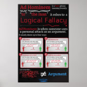 Ad Hominem Poster (Voorkant)