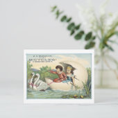 Ad Label-fietsen die PA Victoriaans Briefkaart lez (Staand voorkant)