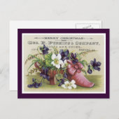 Ad Label Perkins Company Victoriaans Briefkaart (Voorkant / Achterkant)