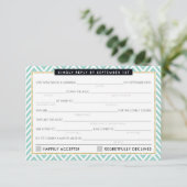 AD LIB RSVP REAGEER leuk eenvoudig vet chervon min (Staand voorkant)