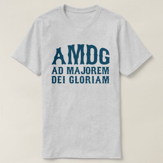 AD MAJOREM DEI GLORIAM T-SHIRT (Design voorkant)