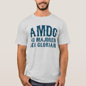 AD MAJOREM DEI GLORIAM T-SHIRT (Voorkant)