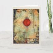 Ad marginem - Paul Klee - abstract kunstschilderij Kaart (Voorkant)