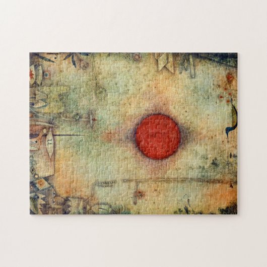 Ad marginem - Paul Klee - abstract kunstschilderij Legpuzzel (Horizontaal)