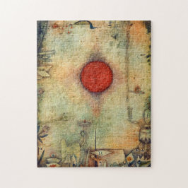 Ad marginem - Paul Klee - abstract kunstschilderij Legpuzzel