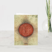 Ad Marginem van Paul Klee, Abstracte kunst Kaart (Achterkant)