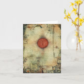 Ad Marginem van Paul Klee, Abstracte kunst Kaart (Gele Bloem)