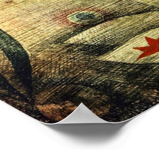 Ad Marginem van Paul Klee, Abstracte kunst Poster (Hoek)