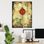 Ad Marginem van Paul Klee, Abstracte kunst Poster (Thuiskantoor)