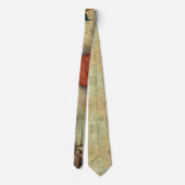 Ad Marginem van Paul Klee, Abstracte kunst Stropdas (Achterkant)