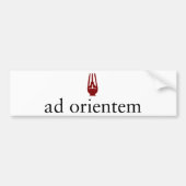 Ad Orientem-Bumpersticker Bumpersticker (Voorkant)