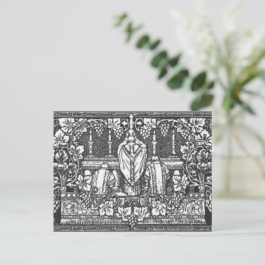 AD-orientem TRADITIONELE LATIN MASSA Briefkaart (Staand voorkant)