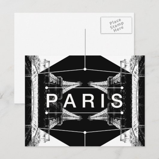 AD Paris Kaleidoscope Briefkaart (Voorkant / Achterkant)