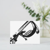 AD Paris Noir Briefkaart (Staand voorkant)