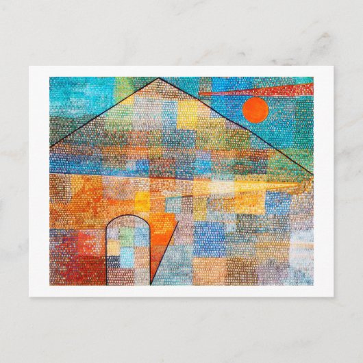 Ad Parnassum, Paul Klee Briefkaart (Voorkant)