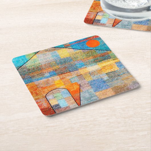 Ad Parnassum, Paul Klee Kartonnen Onderzetters (Schuin)