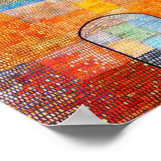 Ad Parnassum, Paul Klee Poster (Hoek)