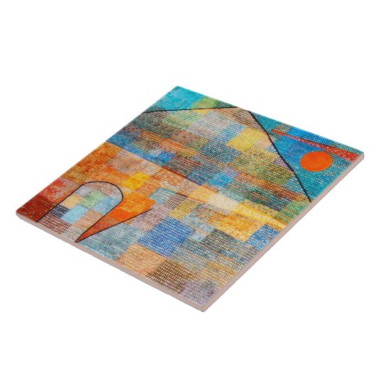 Ad Parnassum, Paul Klee Tegeltje (Zijkant)