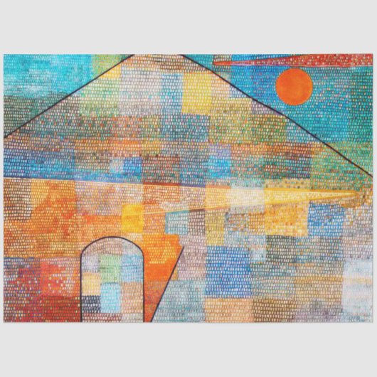 Ad Parnassum, Paul Klee Tissuepapier (Voorkant)