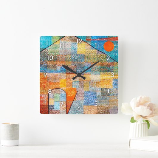 Ad Parnassum, Paul Klee Vierkante Klok (Huis)