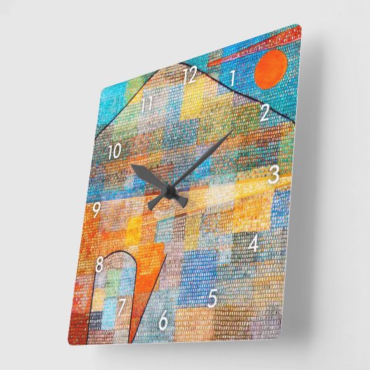 Ad Parnassum, Paul Klee Vierkante Klok (Hoek)