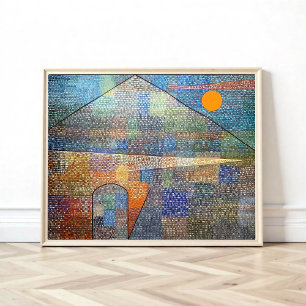 Ad Parnassum van Paul Klee, Abstracte kunst Poster