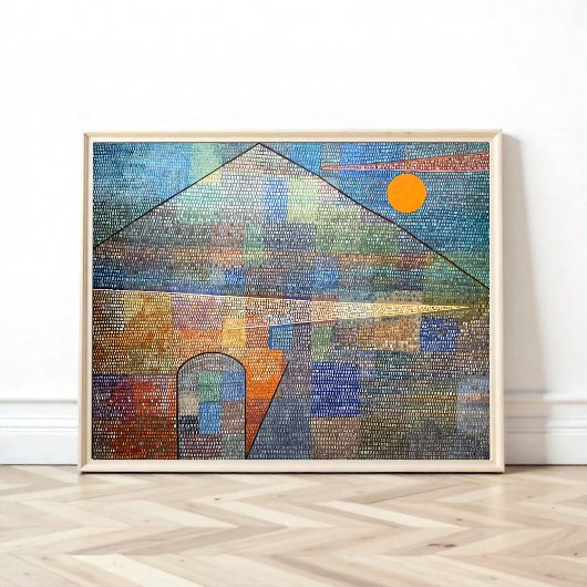 Ad Parnassum van Paul Klee, Abstracte kunst Poster