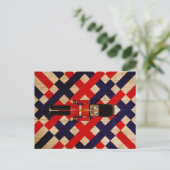 AD Queen Guard Briefkaart (Staand voorkant)