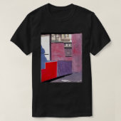 Ad Reinhardt AI Red Paars City Day Abstract Art G T-shirt (Design voorkant)
