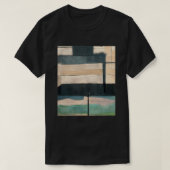 Ad Reinhardt AI Stone Wall City Day Abstract Art G T-shirt (Design voorkant)