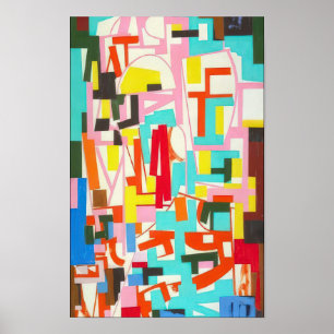 Ad Reinhardt Zonder Titel - Abstracte Kunst Door A Poster