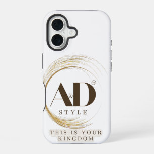 "AD-stijl – Dit is jouw koninkrijk" Premium ontwer iPhone 16 Hoesje