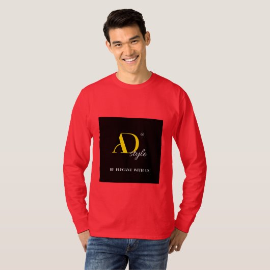 AD Stijl – Wees Elegant Met Ons | Mode Statement T-shirt (Voorkant volledig)
