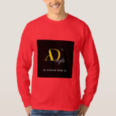 AD Stijl – Wees Elegant Met Ons | Mode Statement T-shirt (Voorkant)