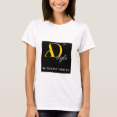AD Style – Be Elegant With Us | Fashion Statement  T-shirt (Voorkant)