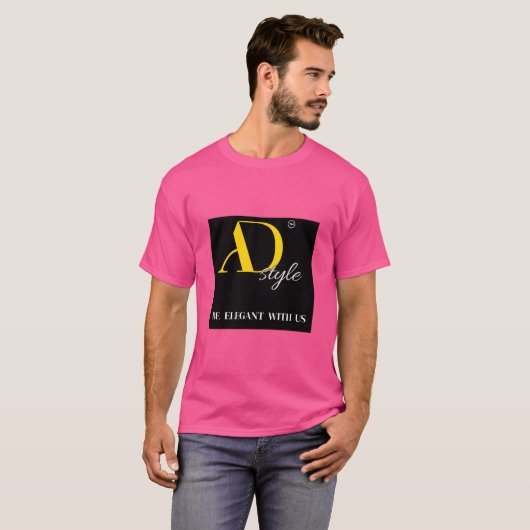 AD Style – Be Elegant With Us | Fashion Statement  T-shirt (Voorkant volledig)