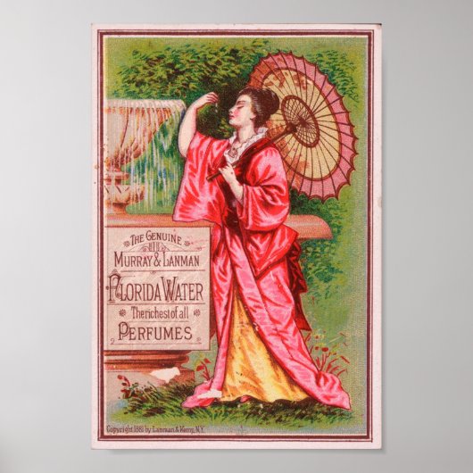  ad voor Florida Water Poster (Voorkant)