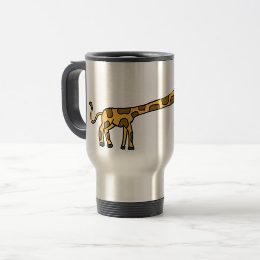 AD- Whimsical Giraffe Travel Mug Reisbeker (Voorkant links)