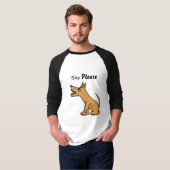 AD- Zeg alsjeblieft dat je een hond moet bijten T-shirt (Voorkant volledig)