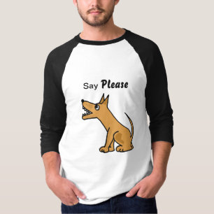 AD- Zeg alsjeblieft dat je een hond moet bijten T-shirt
