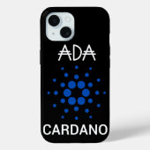 ADA Cardano Crypto Coin Poster Case-Mate iPhone Case (Achterkant)