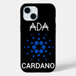 ADA Cardano Crypto Coin Poster iPhone 15 Case