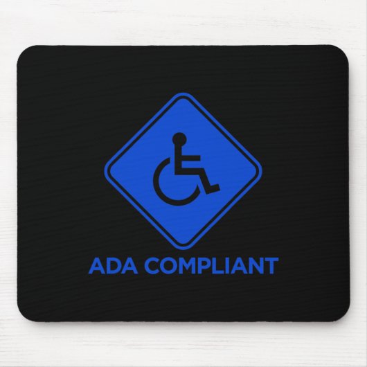 ADA-compatibele toegankelijkheid Uitgeschakeld nal Muismat (Voorkant)