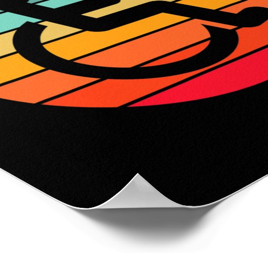 ADA-compatibele toegankelijkheidsnaleving uitgesch Poster (Hoek)