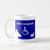 ADA-conform Koffiemok (Links)